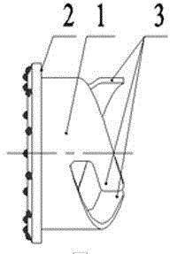 Forming device and method of underground large-diameter horizontal rescue borehole for mine accidents