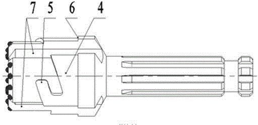 Forming device and method of underground large-diameter horizontal rescue borehole for mine accidents