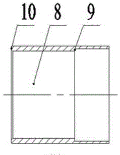 Forming device and method of underground large-diameter horizontal rescue borehole for mine accidents