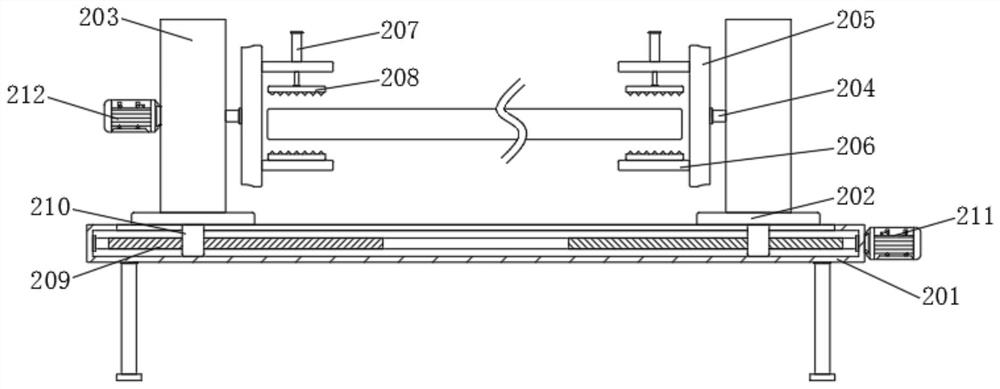 Surface cutting device for metal casting machining