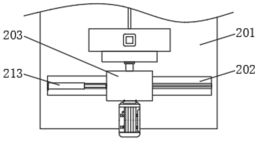 Surface cutting device for metal casting machining