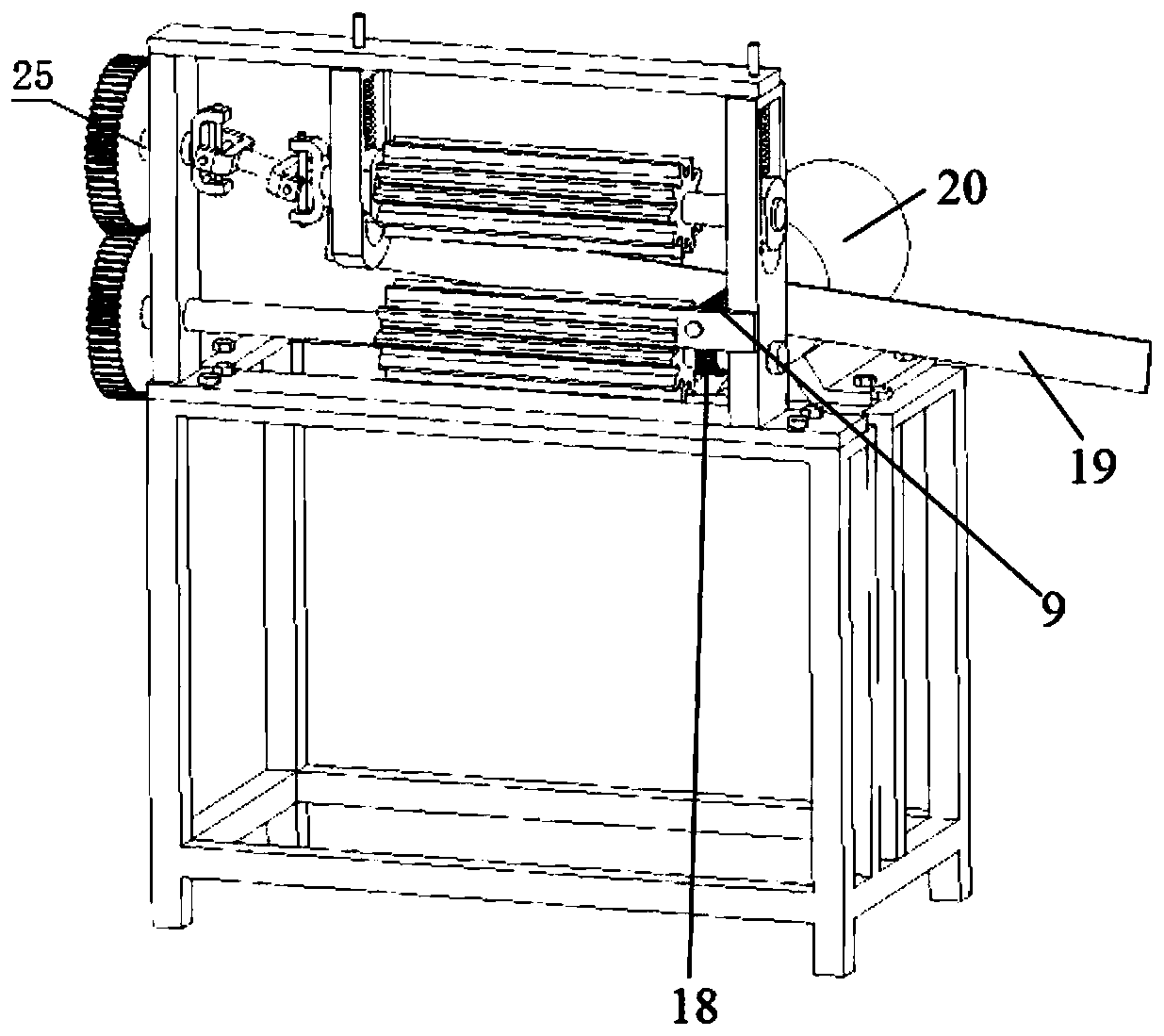 Vine cutting machine