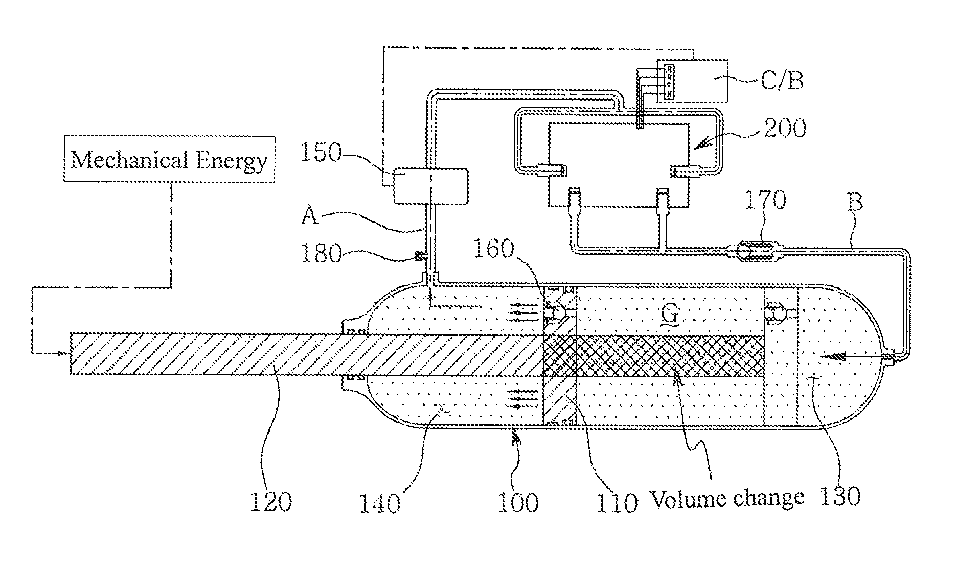 Mechanical energy storage system and generating method using the same