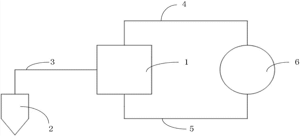 Printer ink supply system with circulating piezoelectric pump