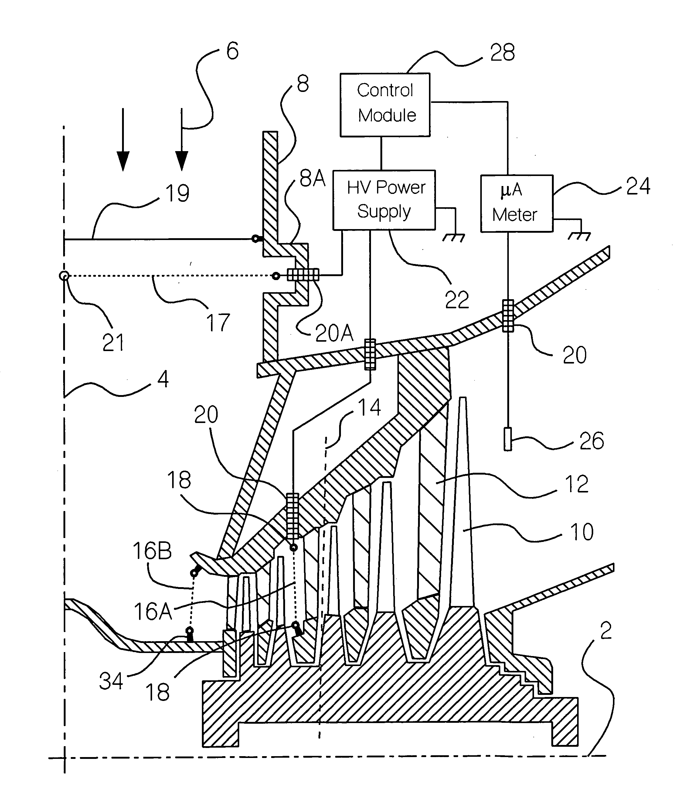 Electrostatic method and device to increase power output and decrease erosion in steam turbines