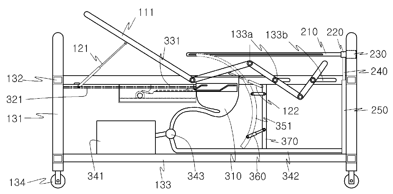 Cot for Patient