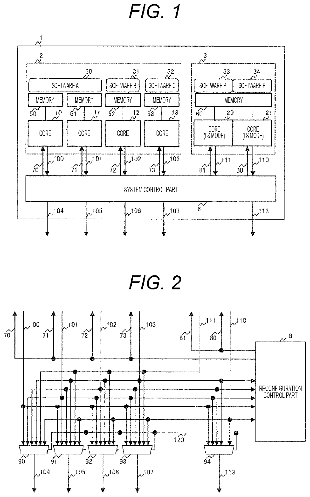 Reconfiguration control device