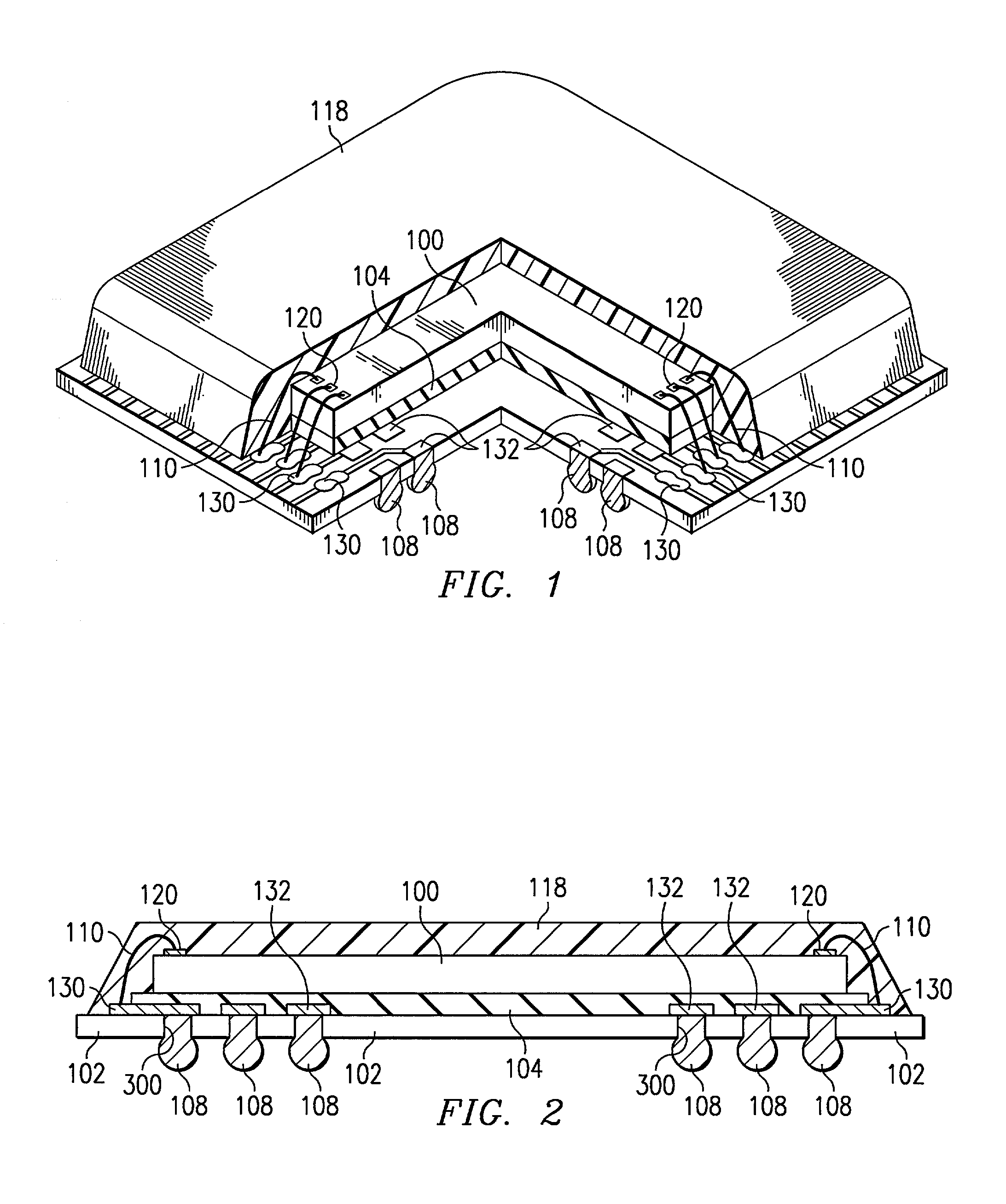 Substrate for carrying a semiconductor chip and semiconductor device using same