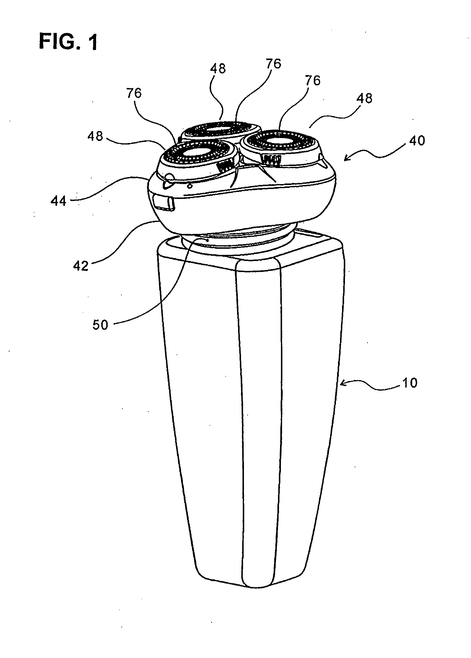 Rotary electric shaver