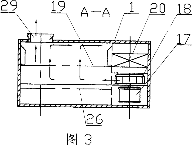 Internal recycling drying machine of rubber raw materials