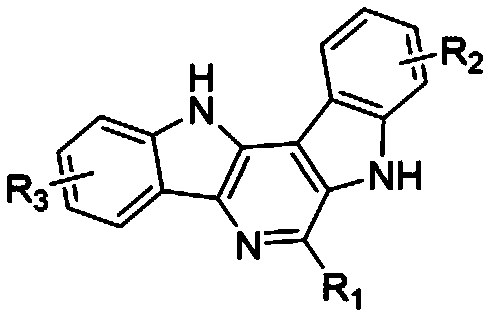 Synthesis method and anti-tumor application of bisindole-pyridine derivatives