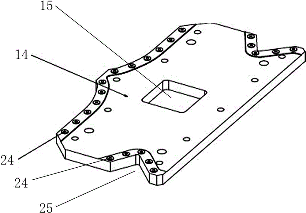 Blanking die structure