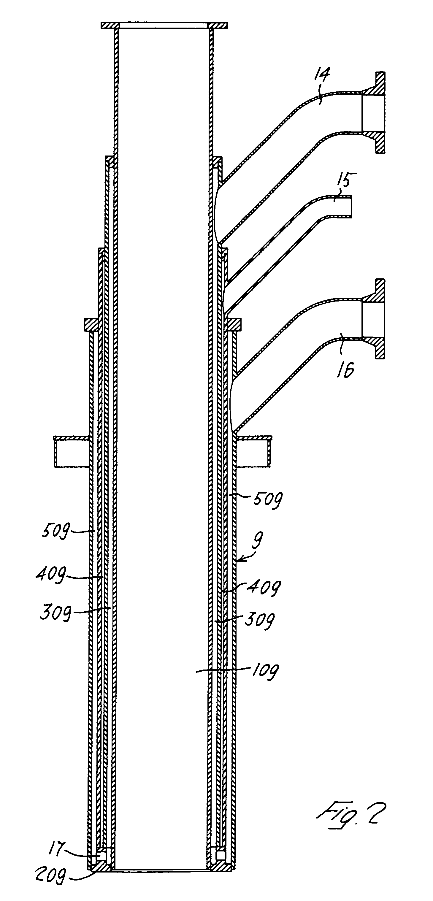 Metallurgical reactor for the production of cast iron