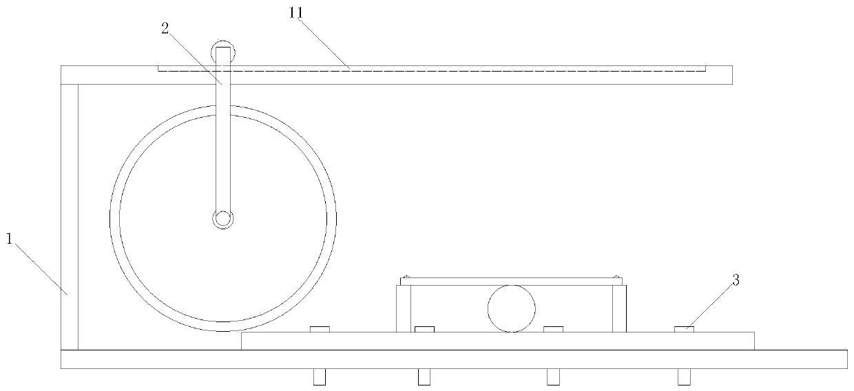 Split concrete core sample cutting device and cutting method thereof