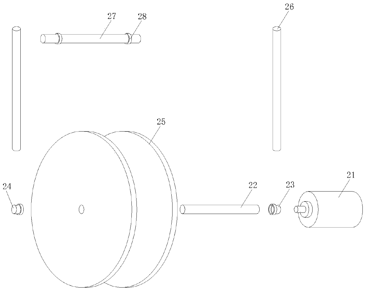 Split concrete core sample cutting device and cutting method thereof