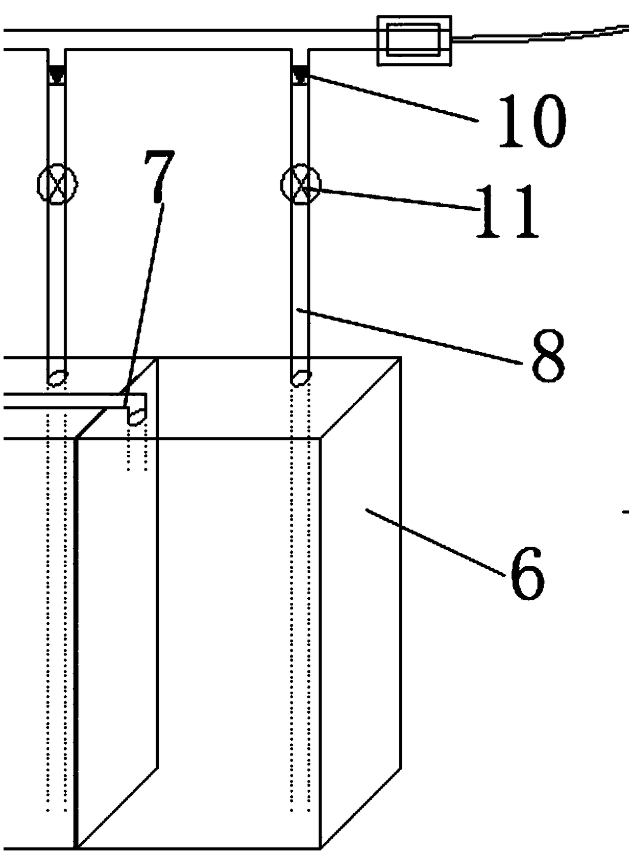 Debridement device for operation of general surgery department