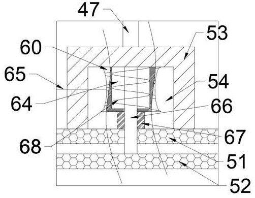 Geological prospecting equipment for marshland