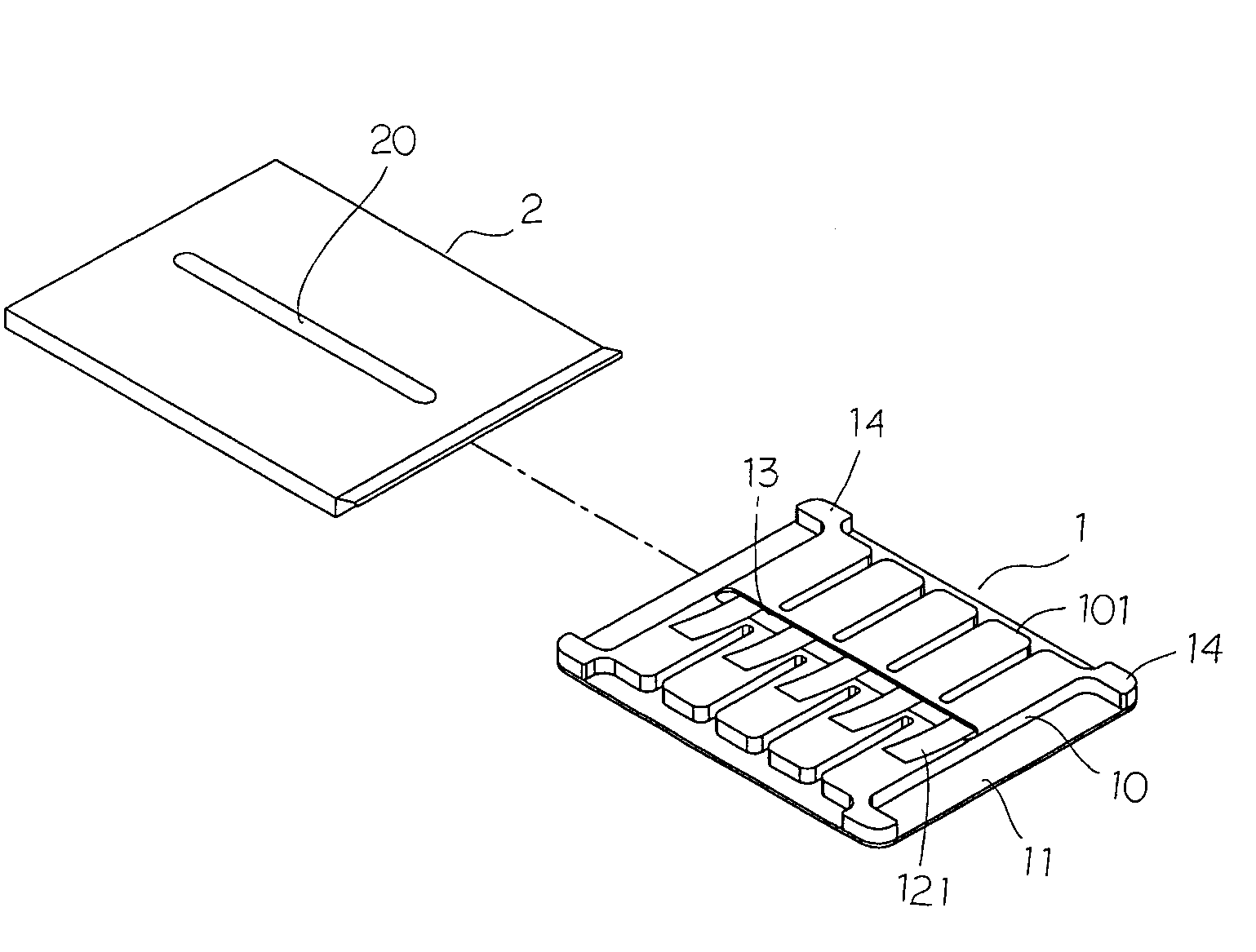 Deformation-free Self-Stick Memo Pad Holder