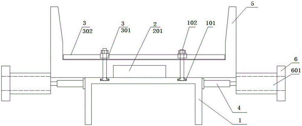 Dismounting tool and method for dismounting axle of sintering trolley