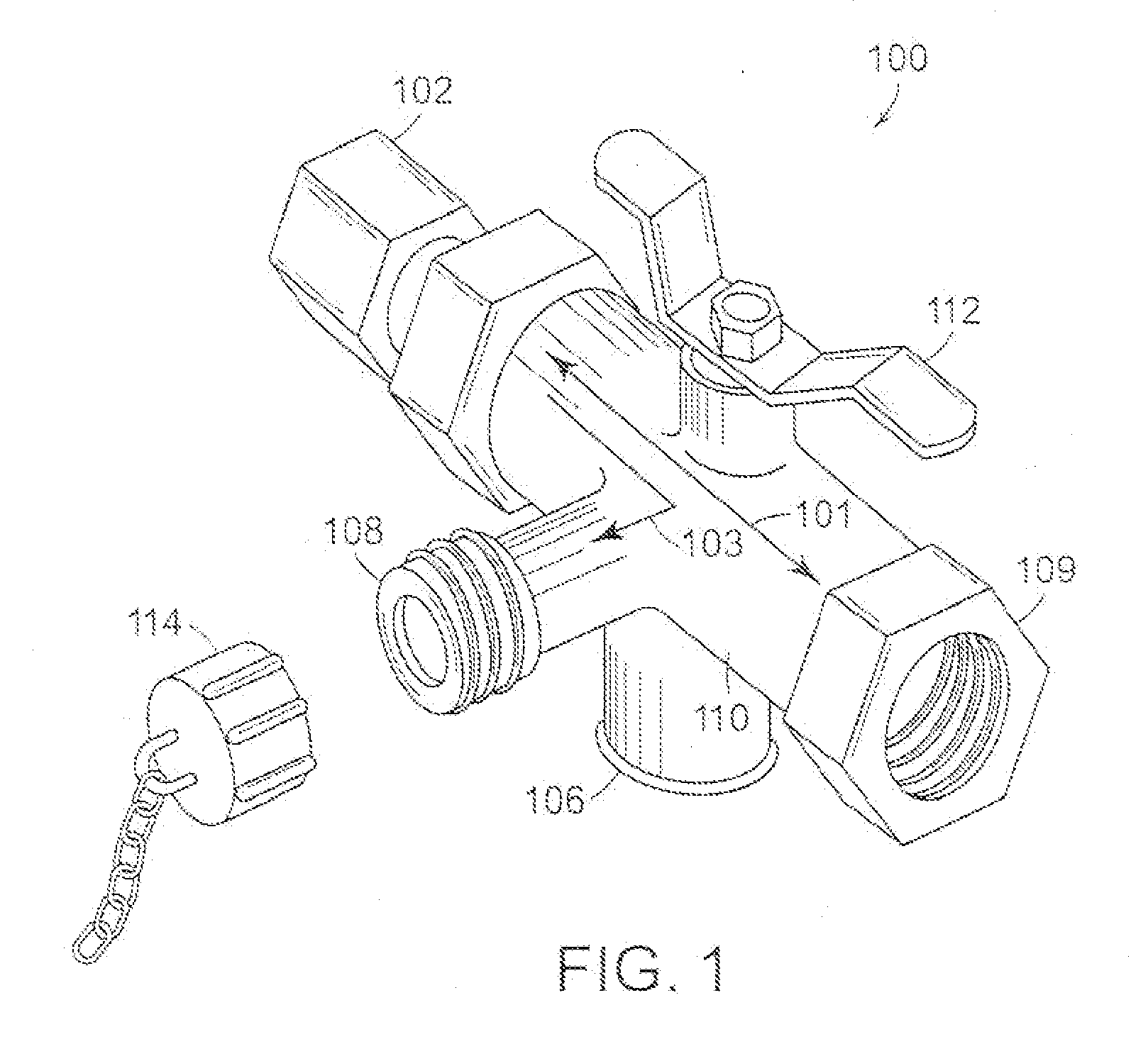 Hot/cold fluid isolation valve