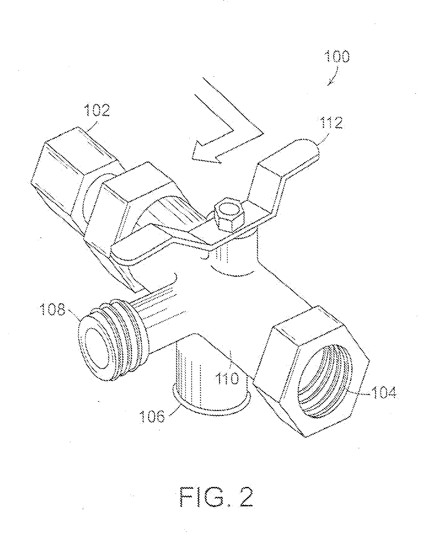 Hot/cold fluid isolation valve