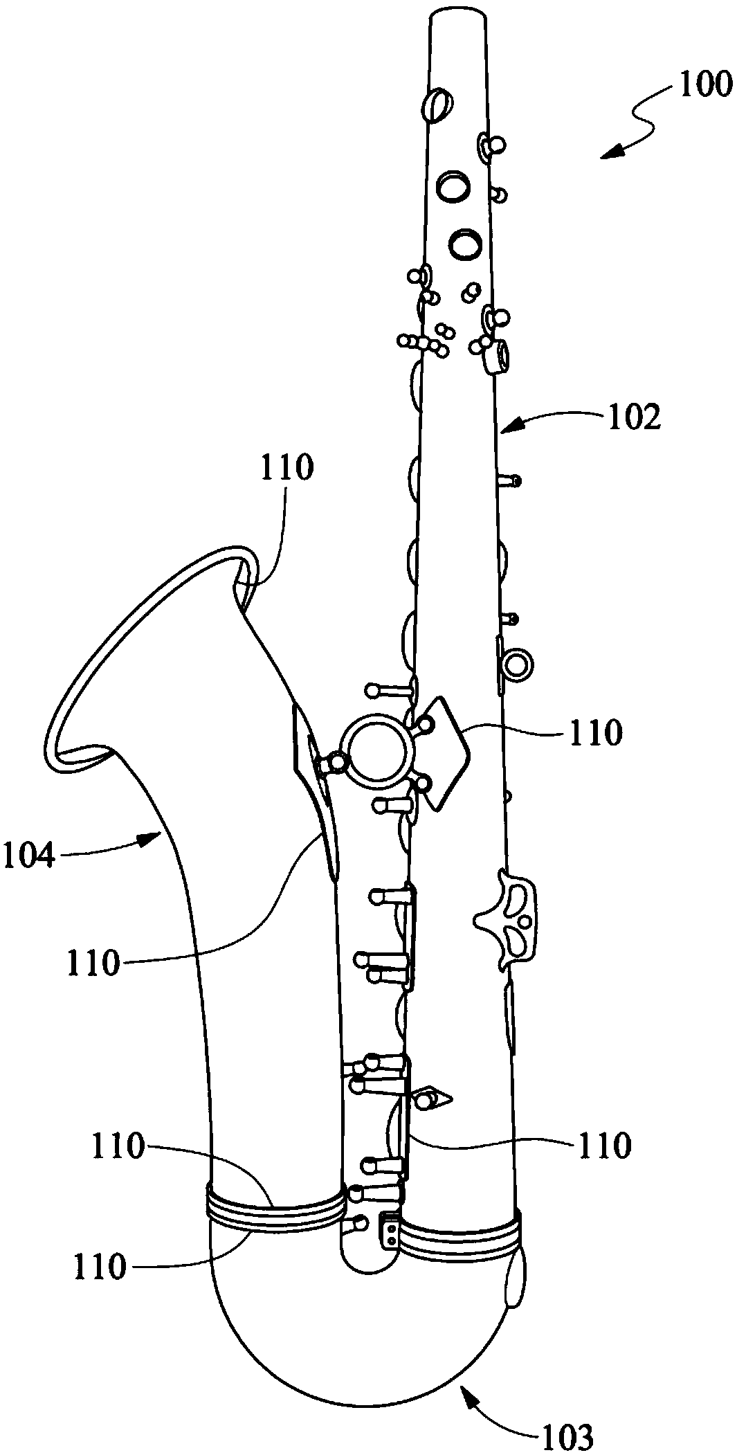 A method for allowing a musical instrument metal piece to have a surface light effect