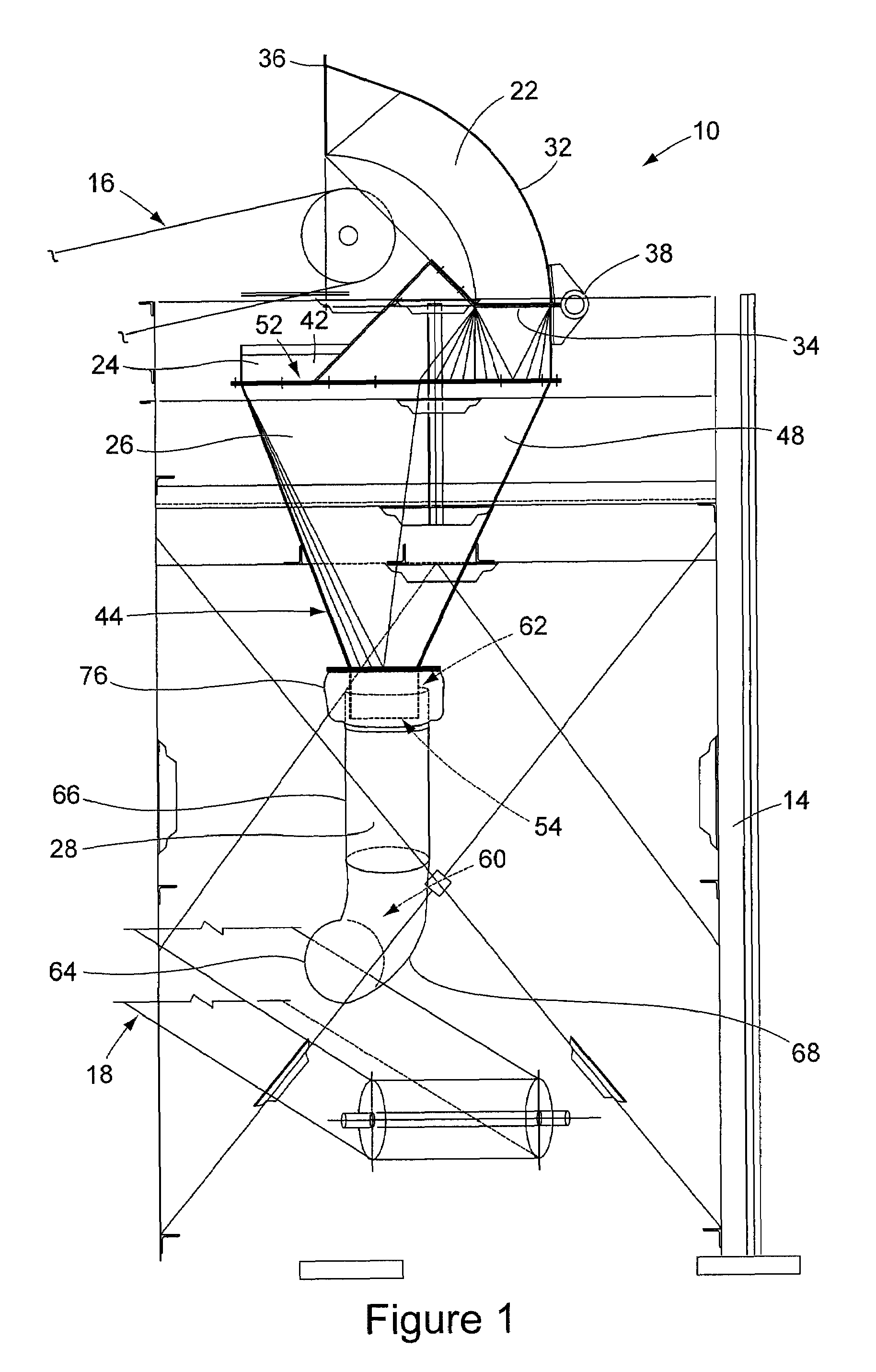 Bulk material precision transfer chute apparatus