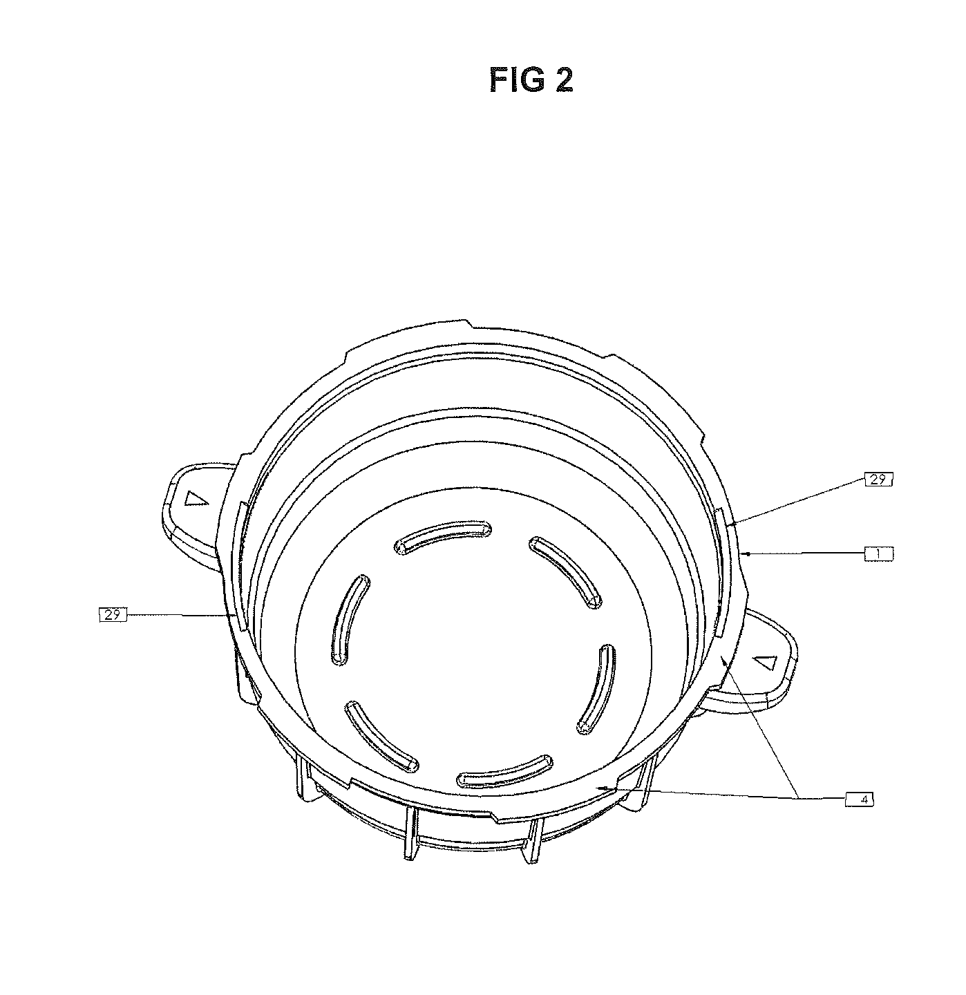 Microwave pressure cooker