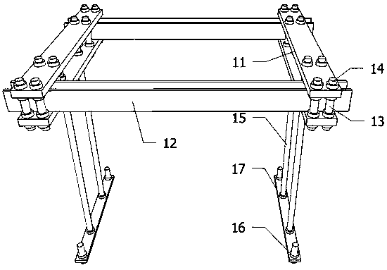 Device and method for measuring wave dissipation characteristic of arc-plate structure