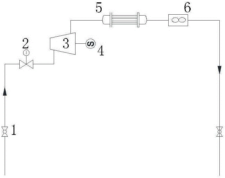 Natural gas pressure regulation station and solar comprehensive power generation system