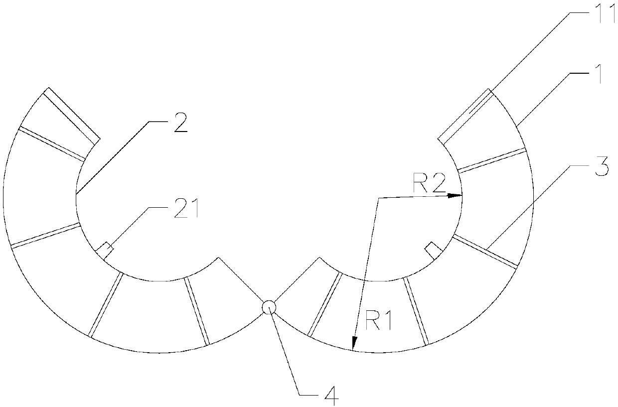 Efficient heat dissipation device for automobile vent pipe