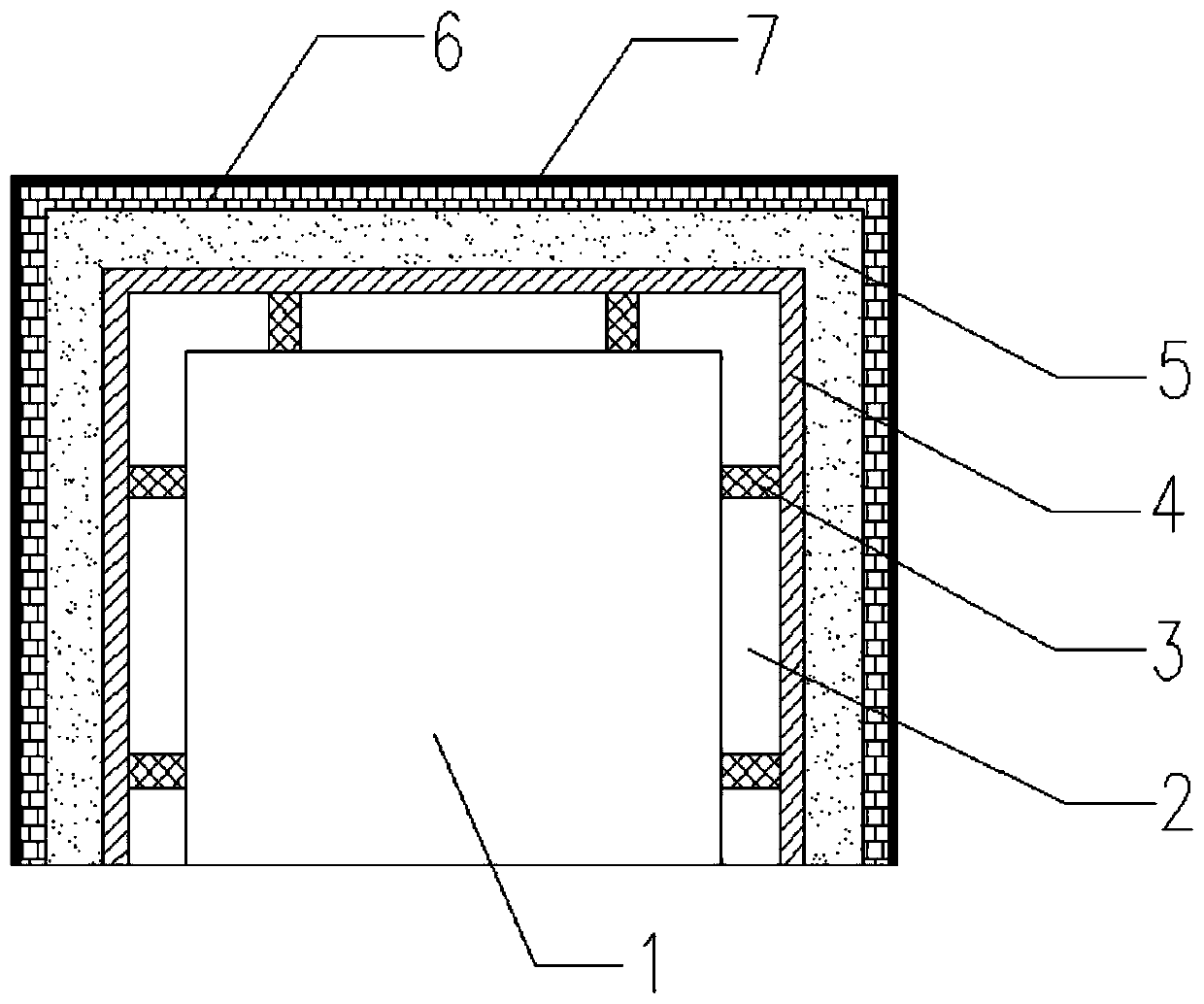 Equipment passive zero energy consumption freeze-proofing device based on PCM