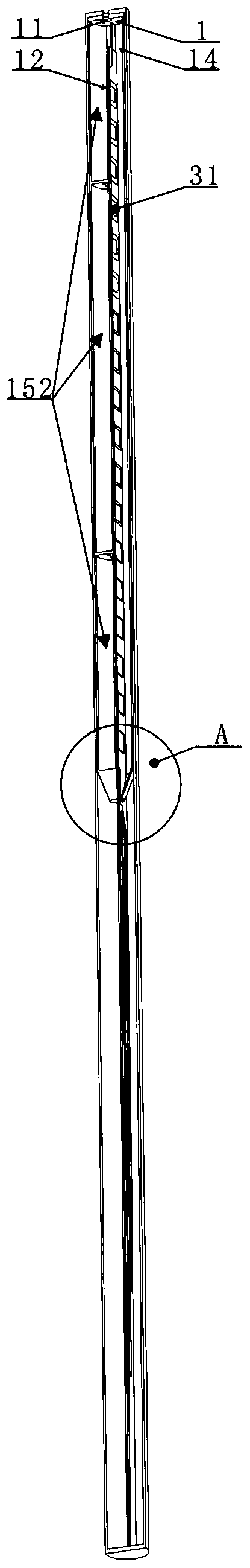 Asymmetric broadband dipole antenna for borehole radar