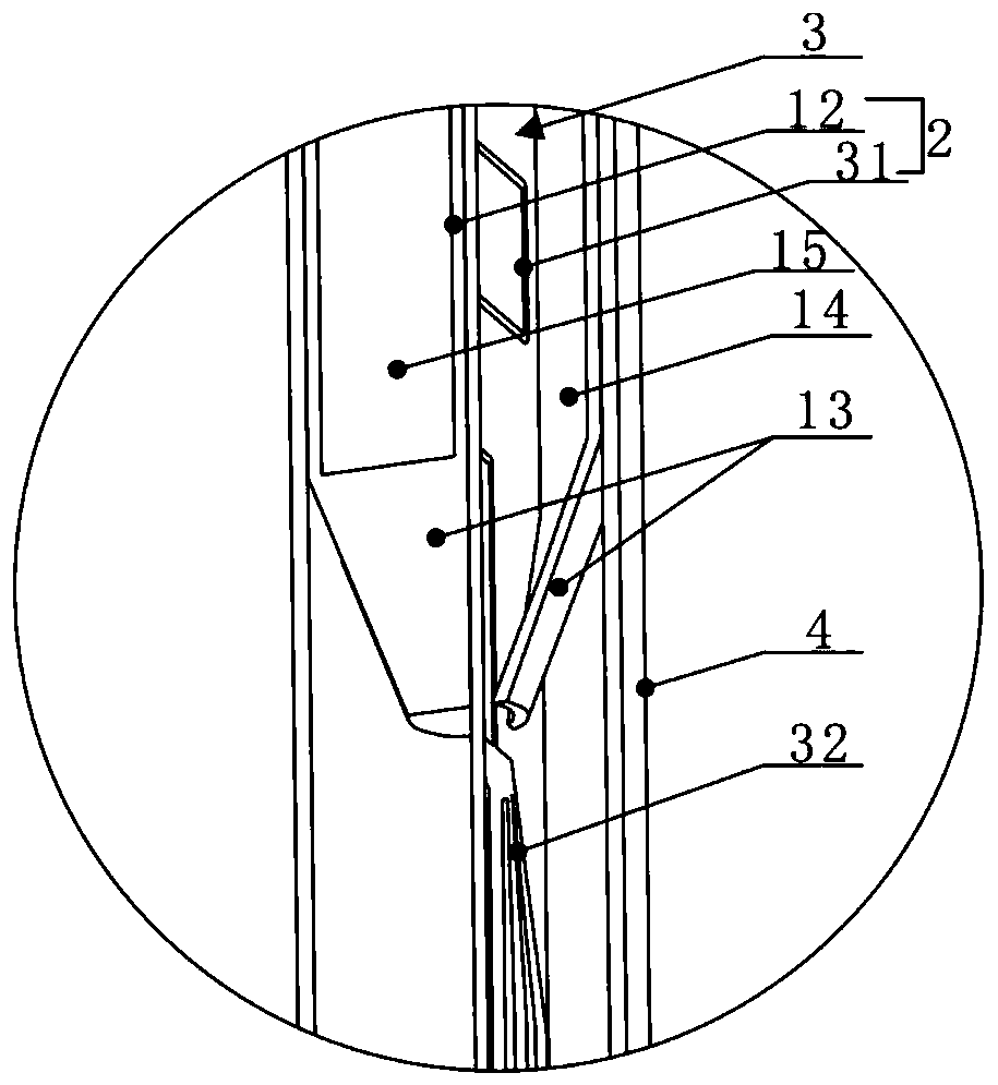 Asymmetric broadband dipole antenna for borehole radar