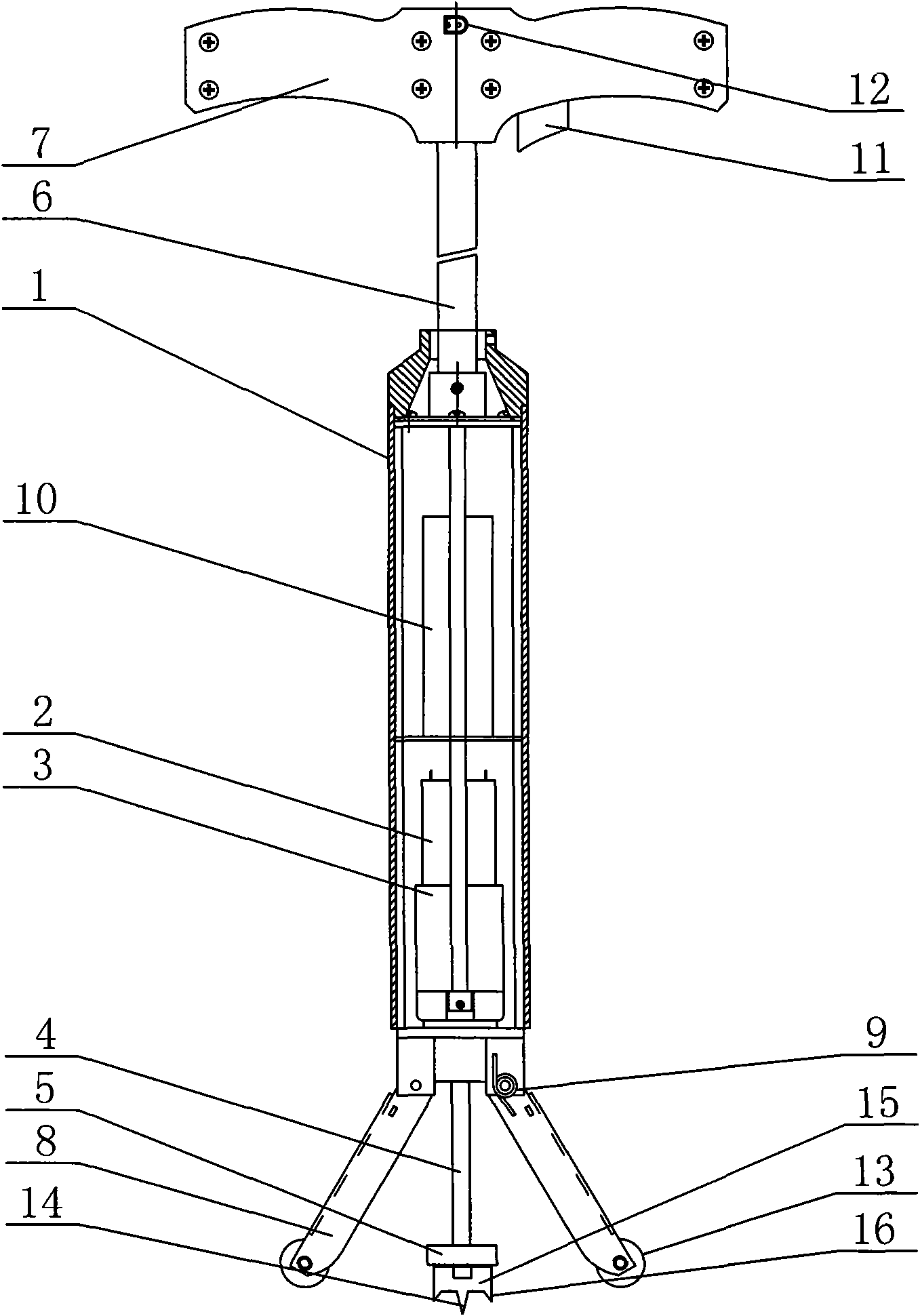 Rotary weed root eradicator