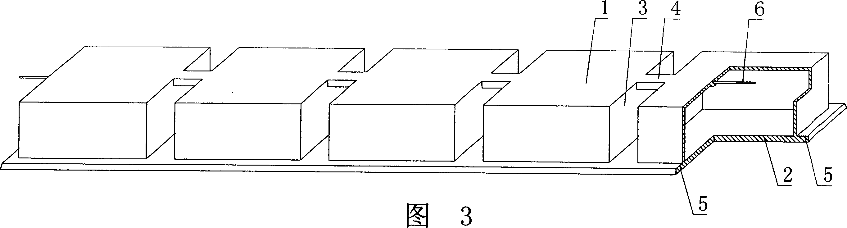 Cavity member for hollow slab