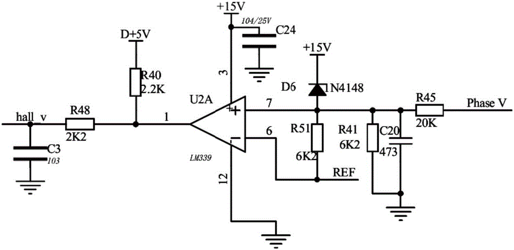 Novel square wave driving filtering method of position sensorless motor