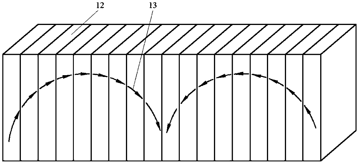 Adjustable permanent magnet adsorption device based on pipe climbing robot