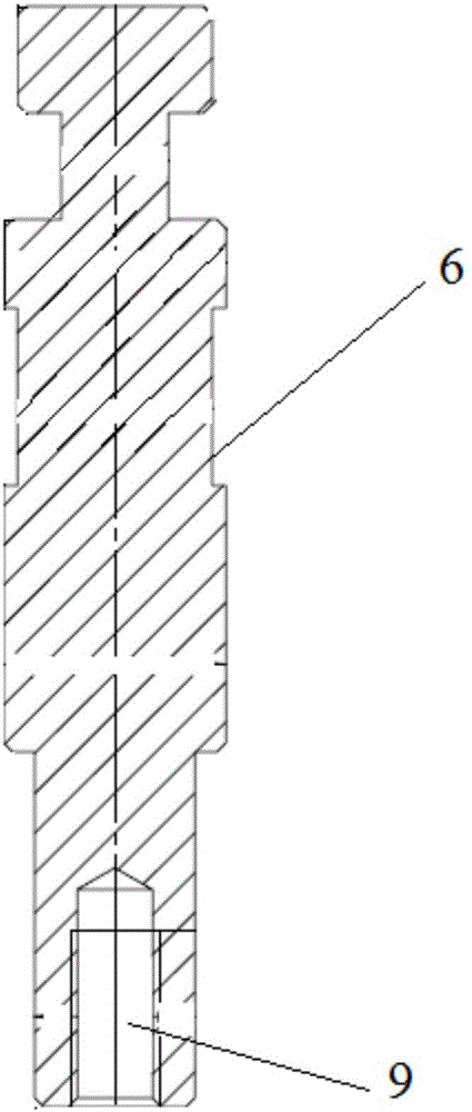 Automobile vacuum booster supporting plate fatigue testing device