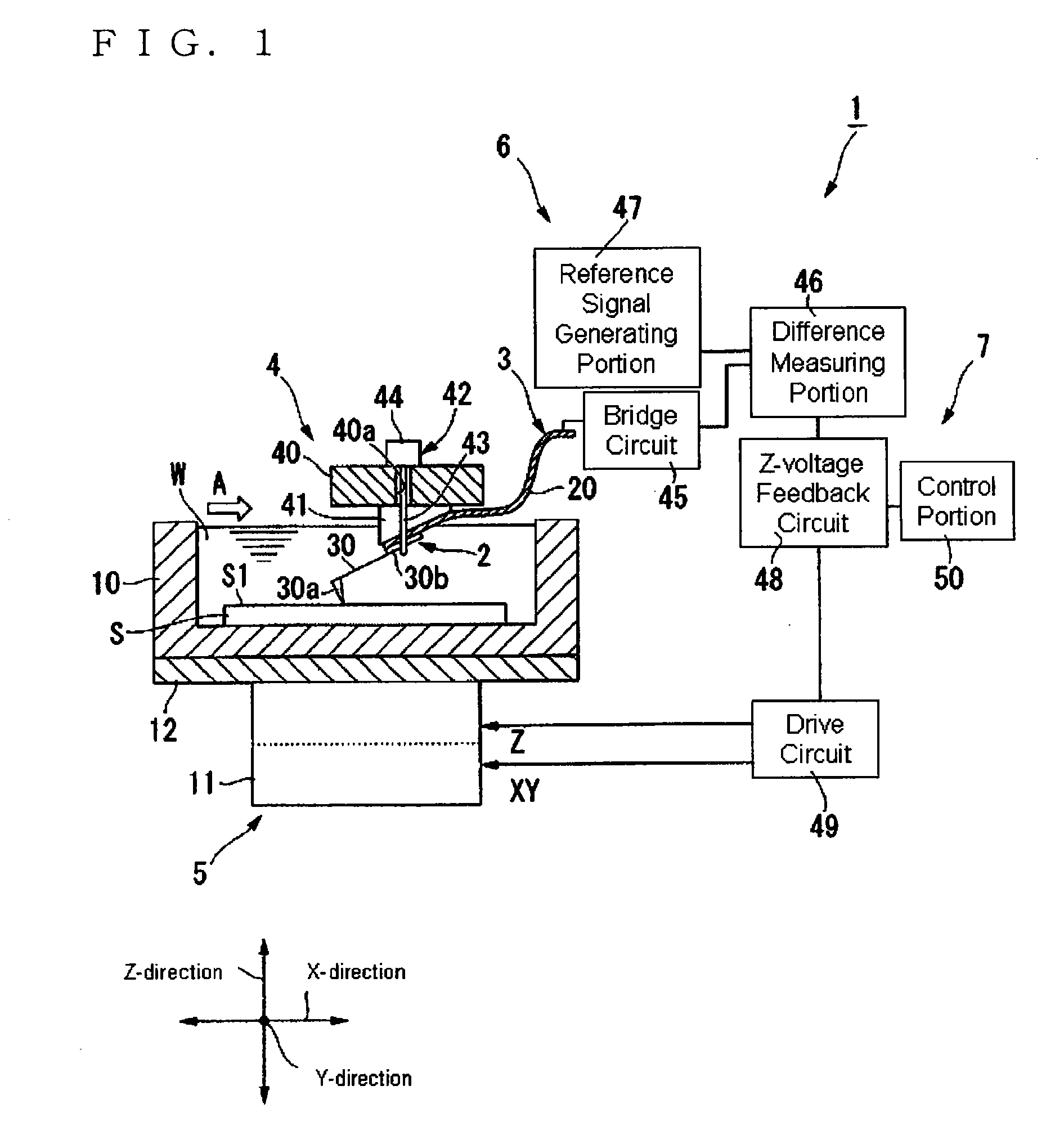 Sensor for observations in liquid environments and observation apparatus for use in liquid environments