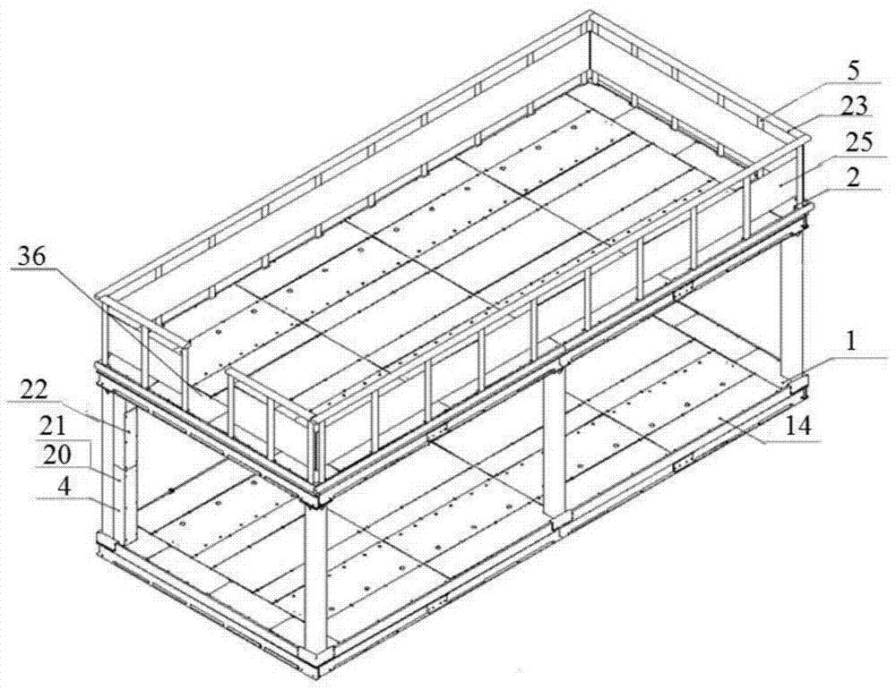 A multi-layer platform for electric equipment