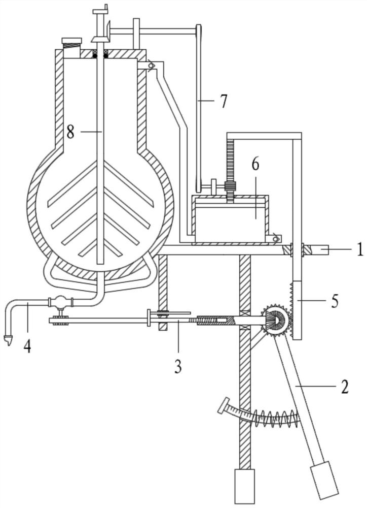 Handheld lubricating grease applying device for installation of parts