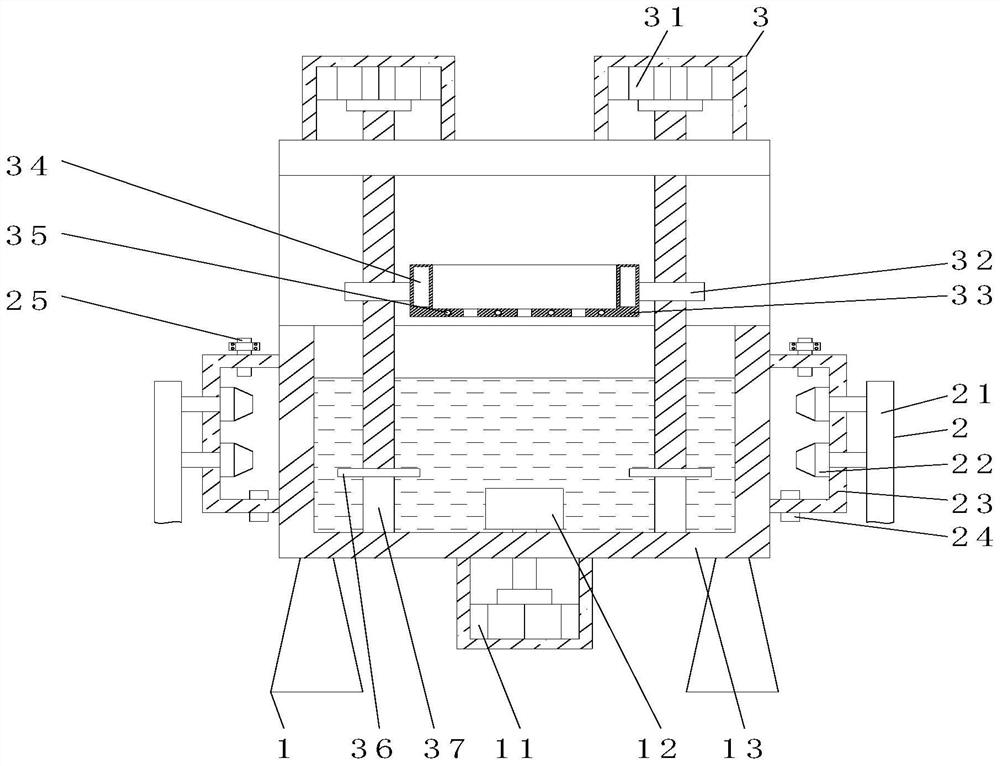 Preheating type side heating gas hot galvanizing furnace