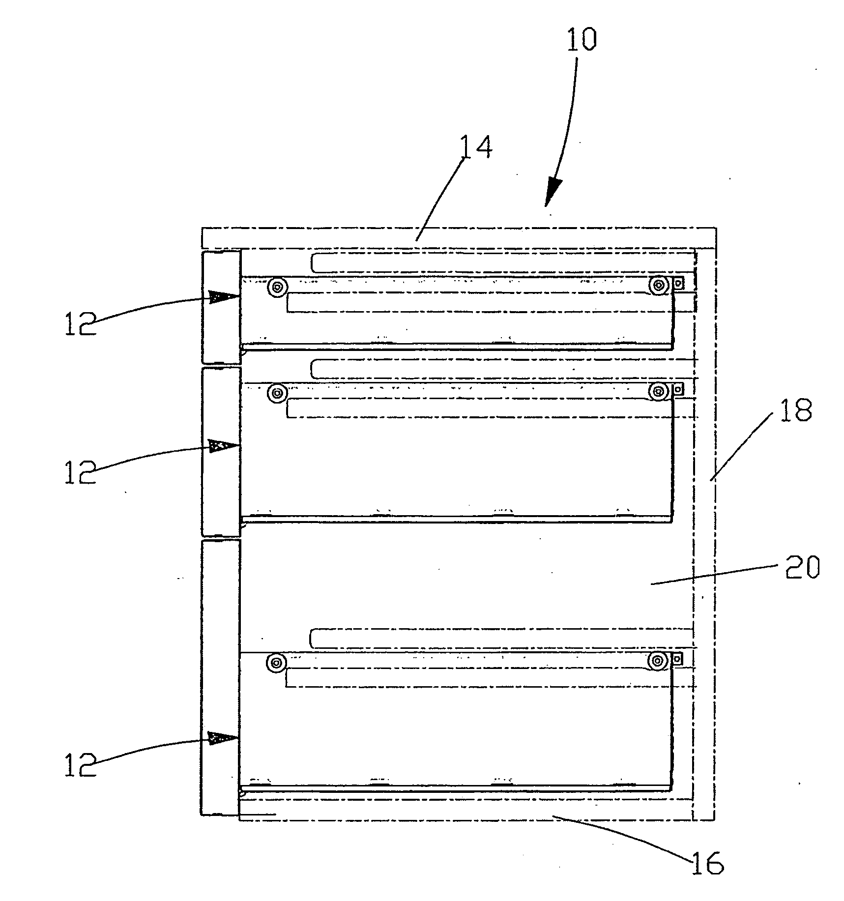 Combined and Upright File Storage Cabinet