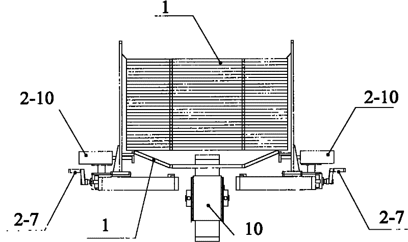 Integrated side-push box filler