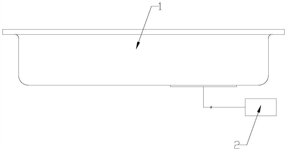 Oil pan capable of automatically detecting engine oil