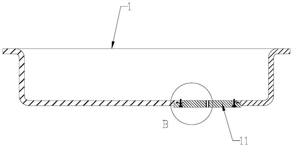 Oil pan capable of automatically detecting engine oil