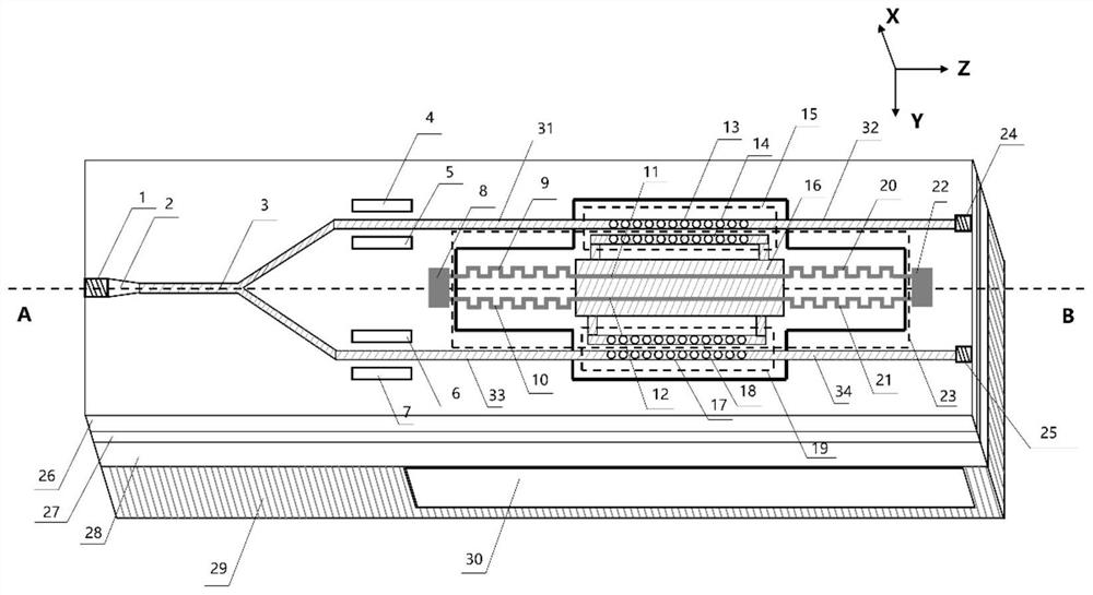 Push-pull photonic crystal zipper cavity optical accelerometer with electromagnetic feedback