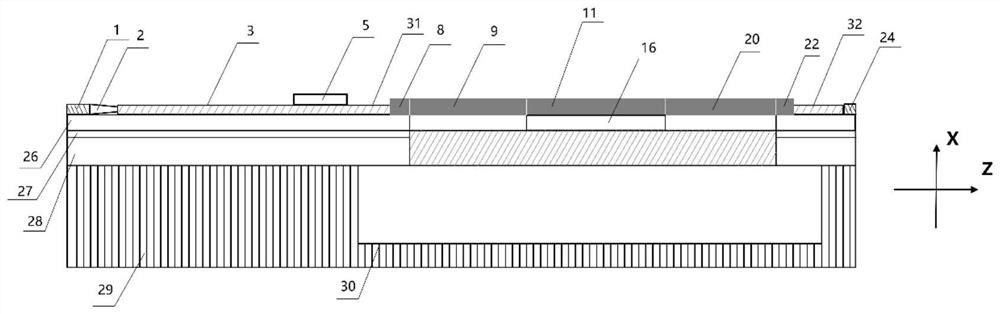 Push-pull photonic crystal zipper cavity optical accelerometer with electromagnetic feedback