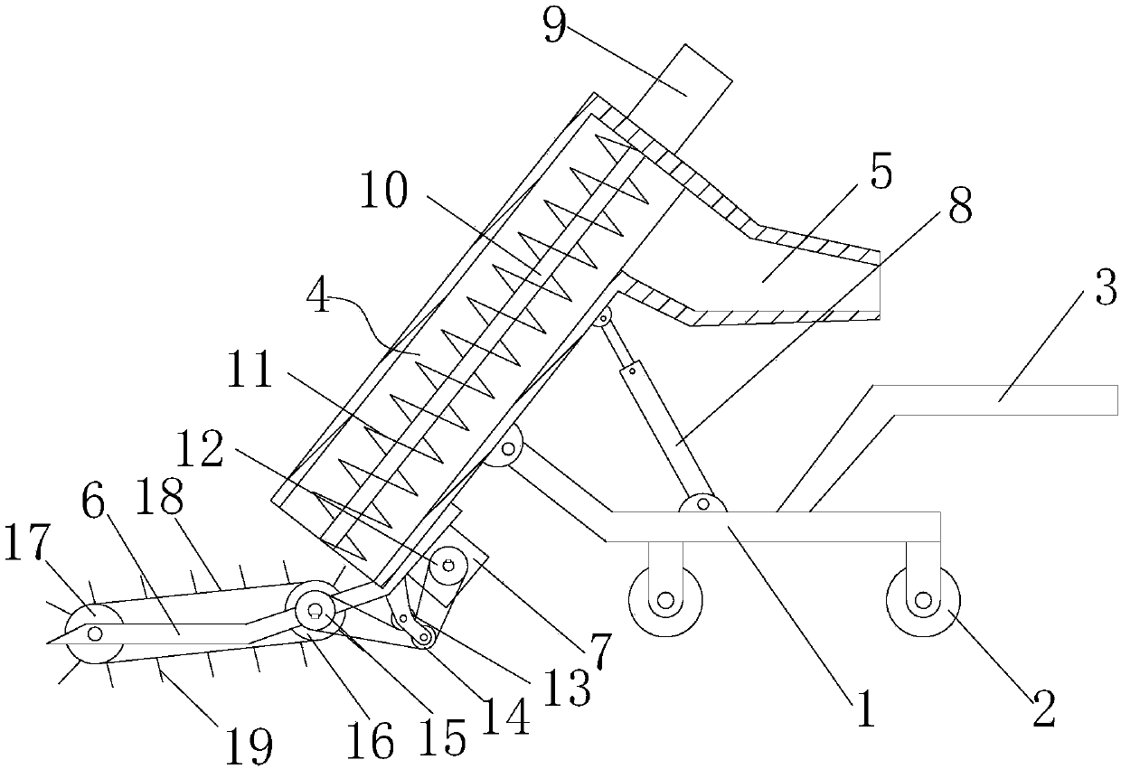 Silt cleaning instrument for environmental management